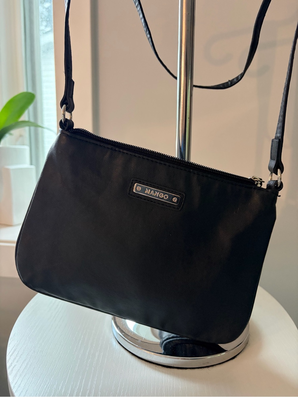 Mango Black Crossbody Shoulder Bag